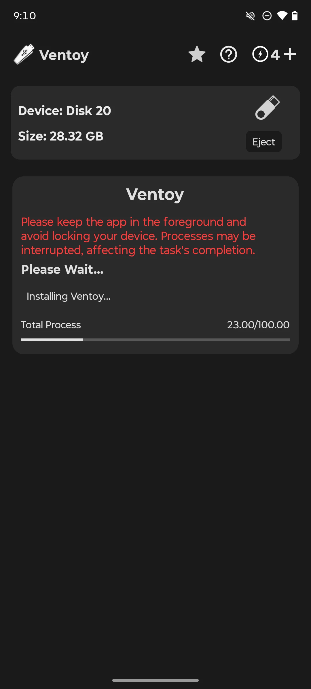 Ventoy (Unofficial) screenshot